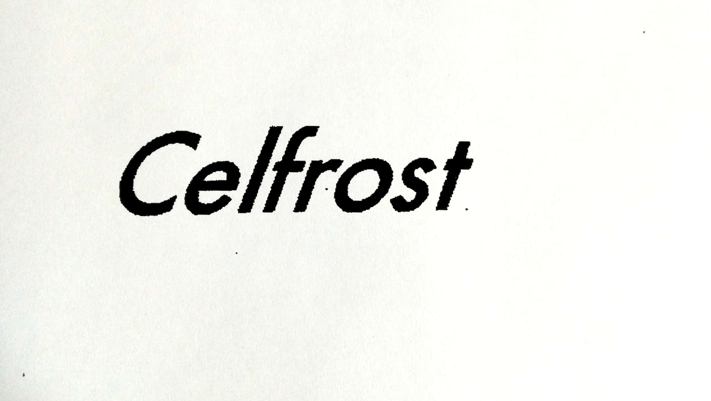 Celfrost (label) Device mark 1317249 Trademark