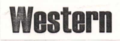Western ( Label) Device mark 1323432 Trademark