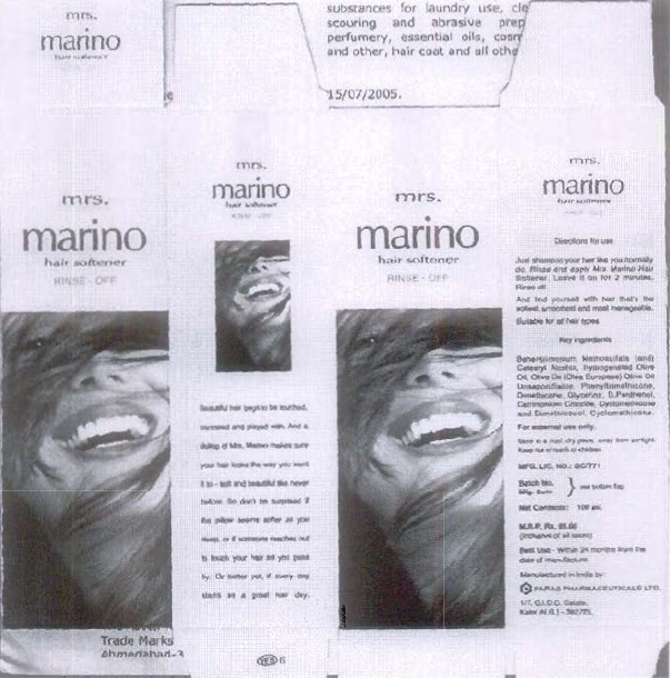Mrs. Marino Device mark 1378015 Trademark