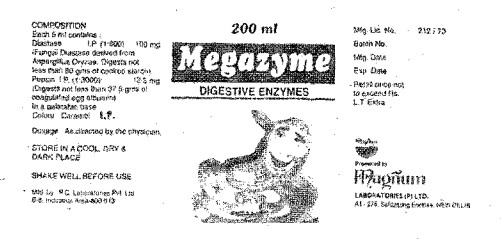 Megazyme (label) Device mark 1402569 Trademark