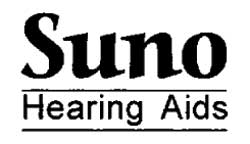 Suno Hearing Aids (label) Device mark 1404993 Trademark