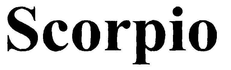 Scorpio (label) Device mark 1405991 Trademark