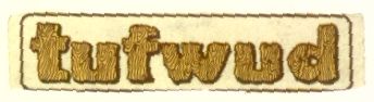 Tufwud (label) Device mark 1414980 Trademark