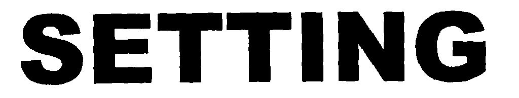 Setting (label) Device mark 1418213 Trademark