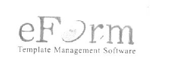 Eform Template Management Software (label) Device mark 1418867 Trademark