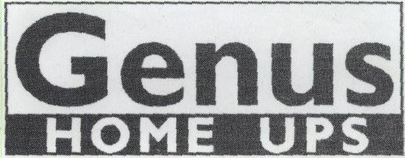 Genus Home Ups With Label Device mark 1419508 Trademark