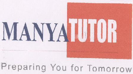 Manya Tutor With Label Device mark 1420536 Trademark
