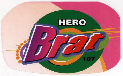 Hero Brat With Label Device mark 1420854 Trademark