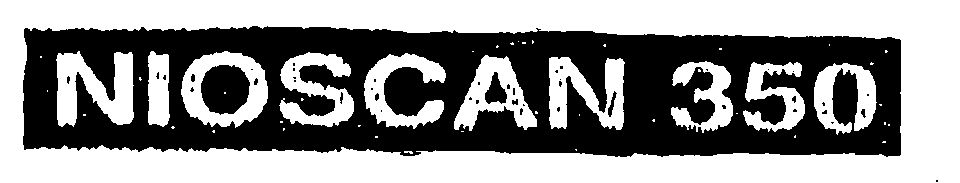 Nioscan 350 (label) Device mark 1421231 Trademark