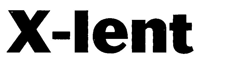 X-lent ( Label) Device mark 1421460 Trademark