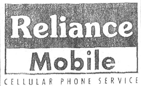 Reliance Mobile (label) Device mark 1423806 Trademark