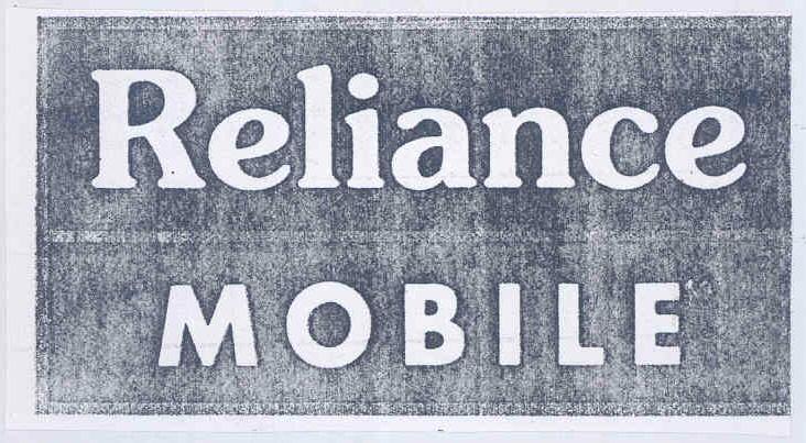 Reliance M O B I L E (label) Device mark 1423845 Trademark