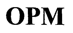 Opm (label) Device mark 1424089 Trademark