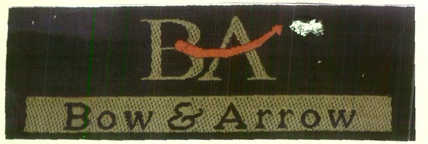 Ba Bow & Arrow (label) Device mark 1429165 Trademark
