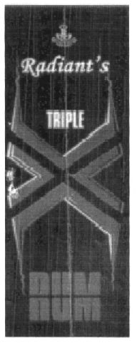 Radiants Triple (label) Device mark 1429830 Trademark