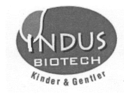 Indus Biotech Kinder And Gentier. (label). Device mark 1434669 Trademark