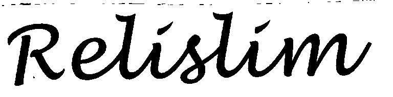 Relislim (special Form Writing) ( Label) Device mark 1444059 Trademark
