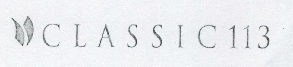 C L A S S I C 113 (device Of Other Geometrical Solids Device mark 1444274 Trademark