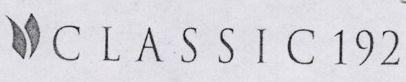 C L A S S I C 192 (other Geometrical Solids) Device mark 1444365 Trademark