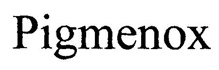 Pigmenox ( Label) Device mark 1444855 Trademark