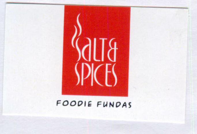 Salt & Spices (label) Device mark 1445043 Trademark