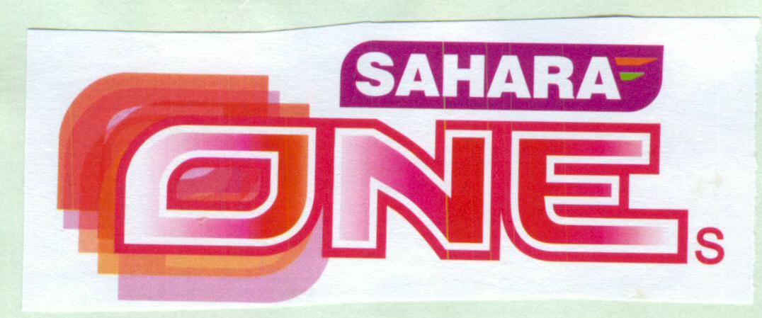 Sahara One (label With Special Form Writing) Device mark 1445278 Trademark
