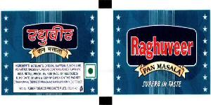 Raghuveer Pan Masala With Label Device mark 1445826 Trademark
