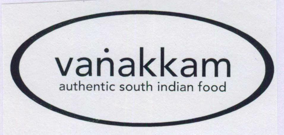 Vanakkam Authentic South Indian Food.(device Of Circle Containing Letter). Device mark 1449254 Trademark