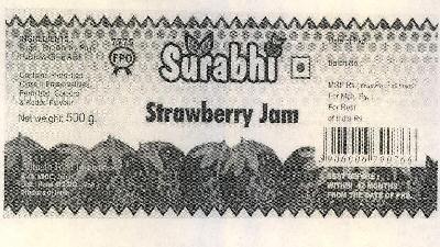 Surabhi (lable, Device Of Strawberry) Device mark 1451298 Trademark