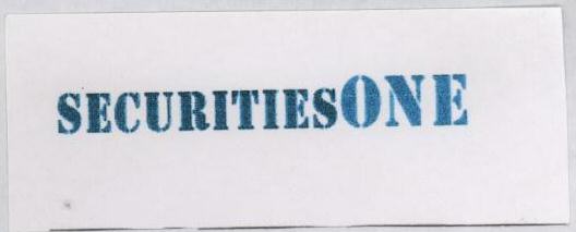 Securitiesone (label). Device mark 1451867 Trademark