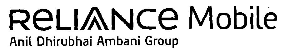 Reliance Mobile Anil Dhirubhai Ambani Group (letter Written In Special Form) Device mark 1459785 Trademark