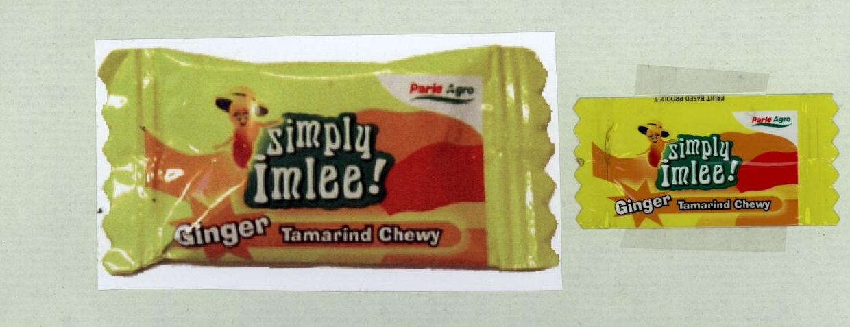 Simply Imlee! Ginger (label) Device mark 1462821 Trademark