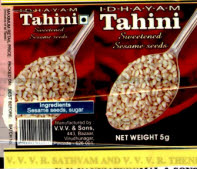 Idhayam Tahini (label) Device mark 1464062 Trademark