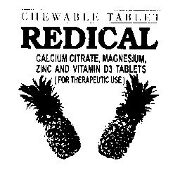 Redical (device Of Pineapples) Device mark 1465206 Trademark