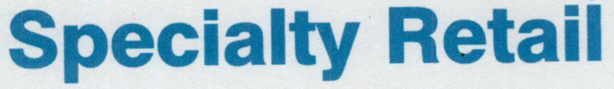 Specialty Retail (letter Written In Special Form) Device mark 1466229 Trademark