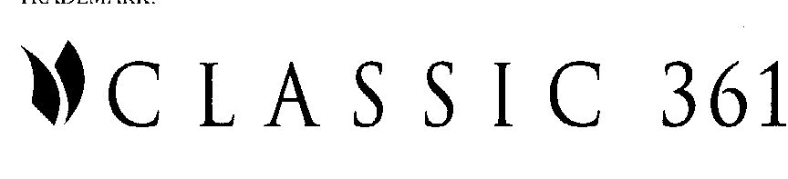 Classic 361(logo) Device mark 1473450 Trademark