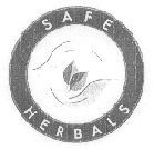 Safe Herbals (label) Device mark 1474973 Trademark