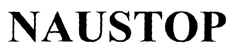 Naustop (letter Wirtten In Heavy Charcater) Device mark 1479678 Trademark
