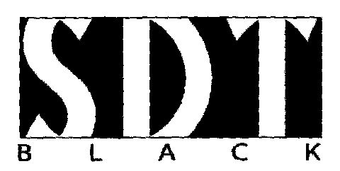 Sdt Black [device Of Quadrilateral Containing Letters] Device mark 1480099 Trademark