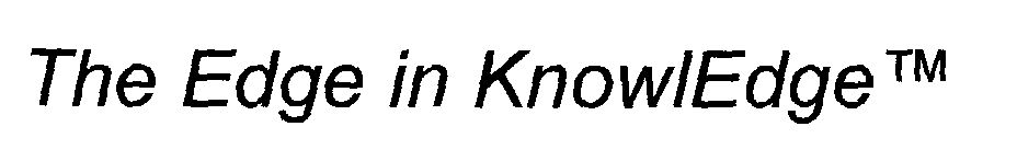 The Edge In Knowledge Device mark 1480558 Trademark