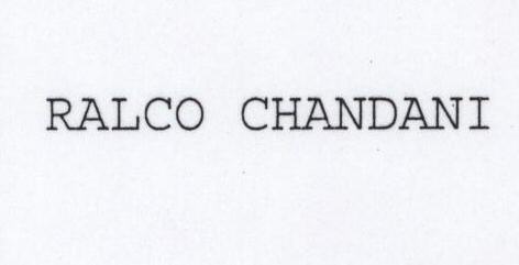 Ralco Chandani Device mark 1480772 Trademark