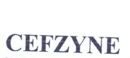 Cefzyne Device mark 1489840 Trademark