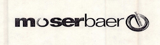 Moserbaer (logo) Device mark 1494945 Trademark
