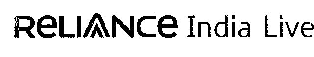 Reliance India Live (letter Written In Special Form) Device mark 1497745 Trademark
