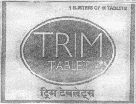 Trim Tablet (label) Device mark 1499449 Trademark