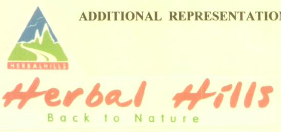 Herbal Hills (label) Device mark 1608995 Trademark