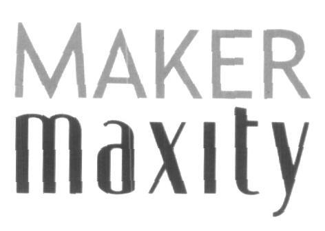 Maker Maxity (label) Device mark 1613834 Trademark