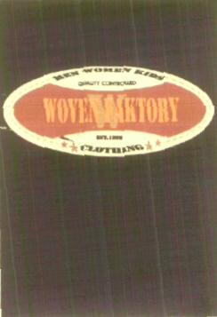 Wovenbaktory (label) Device mark 1616992 Trademark