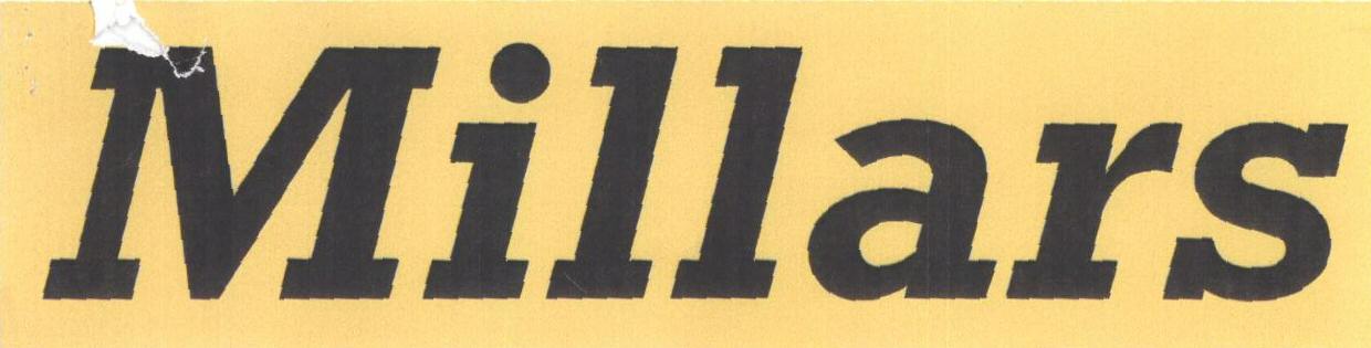 Millars (label) Device mark 1638660 Trademark