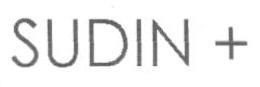 Sudin + (label) Device mark 1645653 Trademark